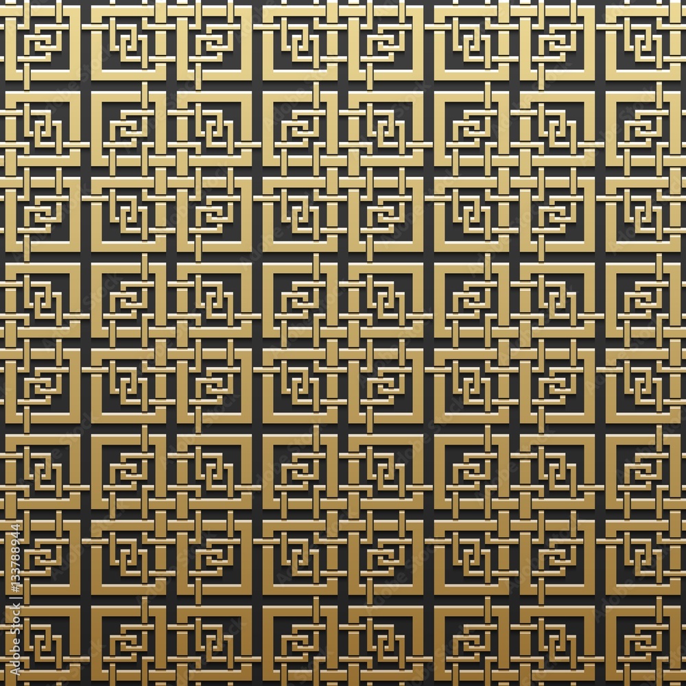 Golden metallic background with geometric pattern. Elegant luxury style. Golden metallic background with geometric pattern. Elegant luxury style.
