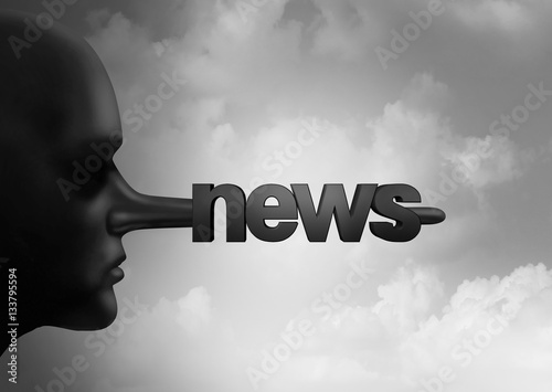 Canvastavla Fake News Concept