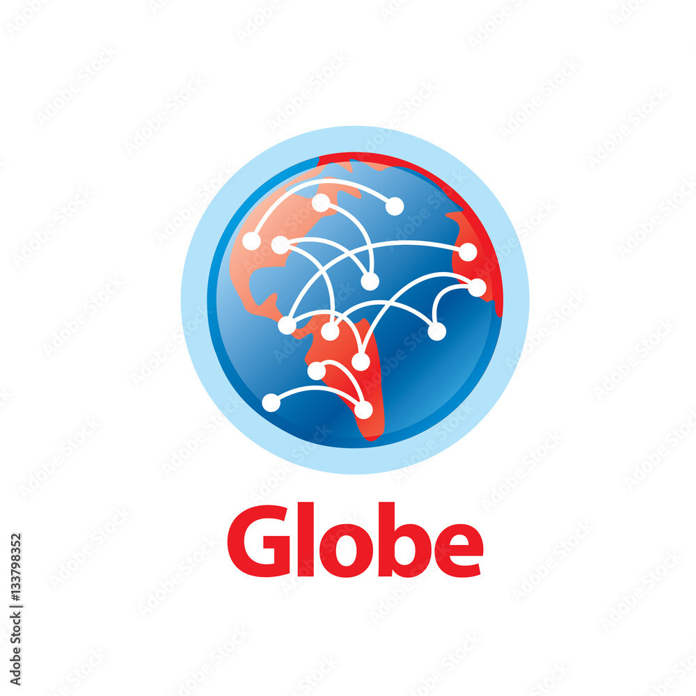 Obraz premium abstract logo Globe
