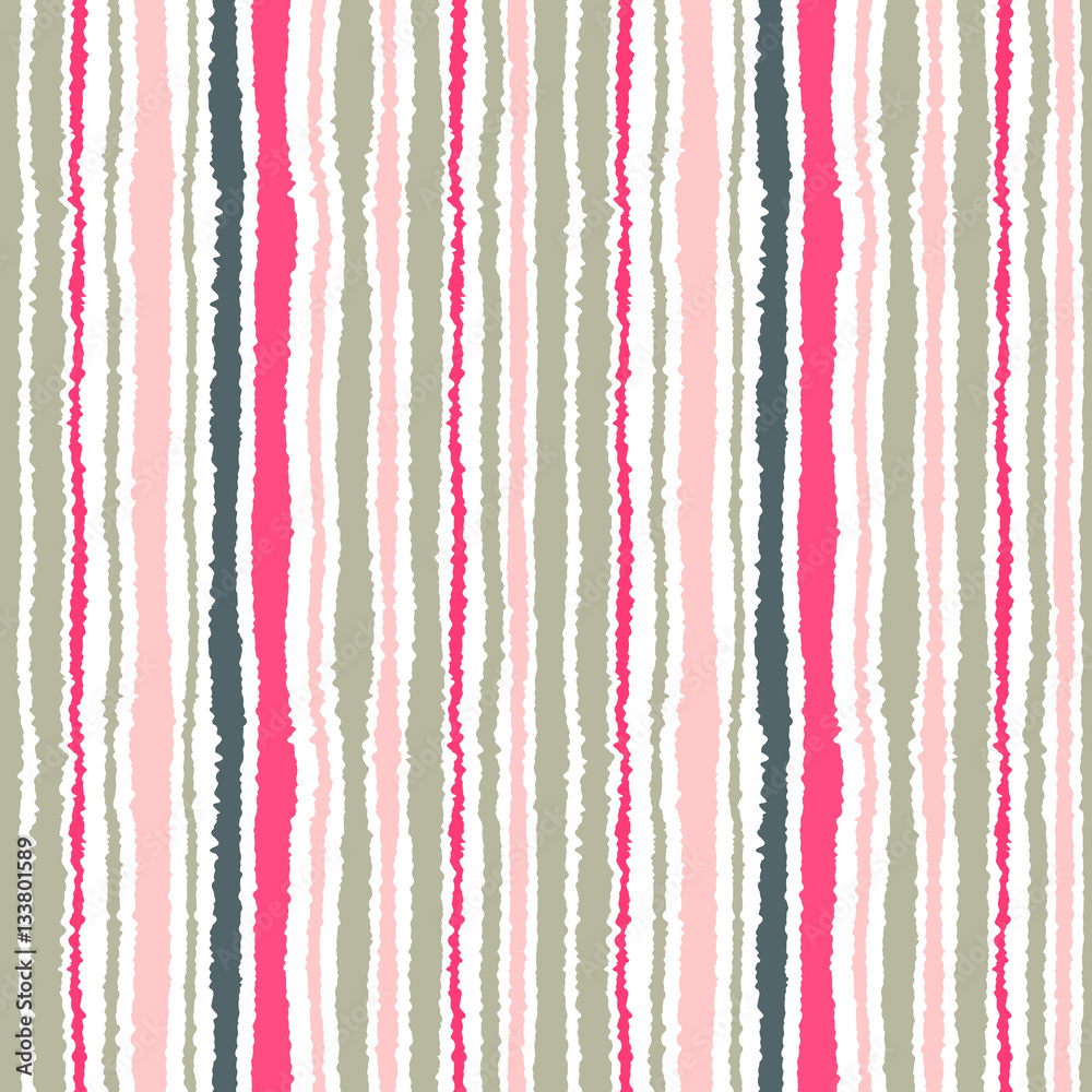 Seamless strip pattern. Vertical lines with torn paper effect. Shred ...