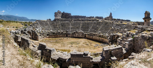 Panorama of the Greek theatre photo