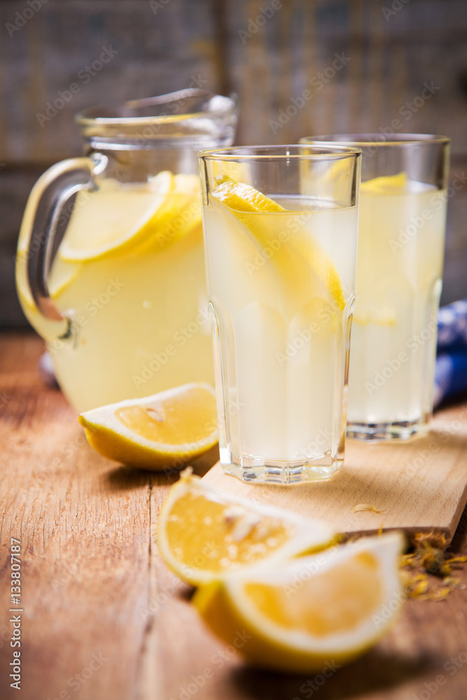 fresh lemon drink