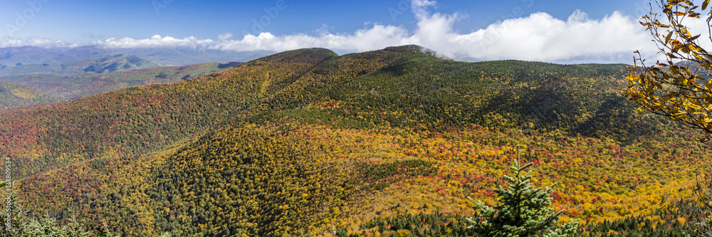 Peak Color Panorama from Slide Mountain
