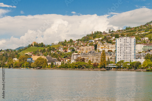 View of Montreux  Geneva lake  Switzerland