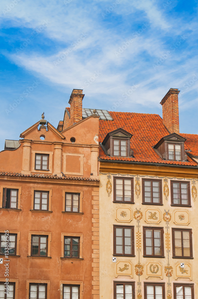 Old Town in Warsaw, Poland.