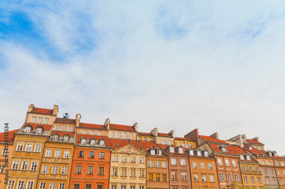 Old Town in Warsaw, Poland.