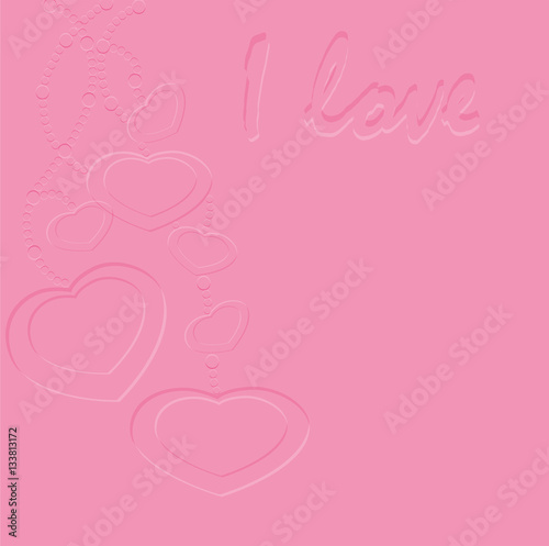 postcard on Valentine's day