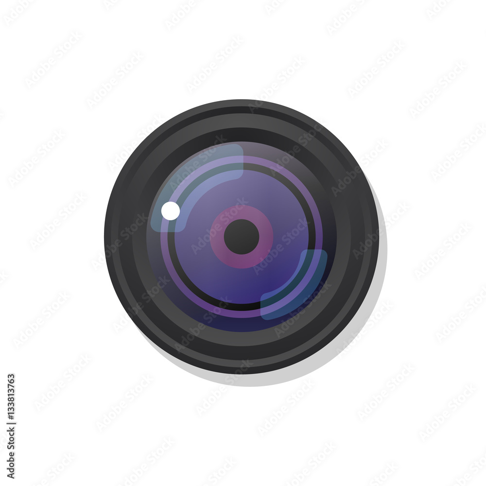 Photo camera symbol icon on white Photo camera symbol icon on white