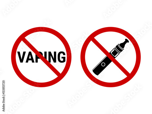 no vaping icons