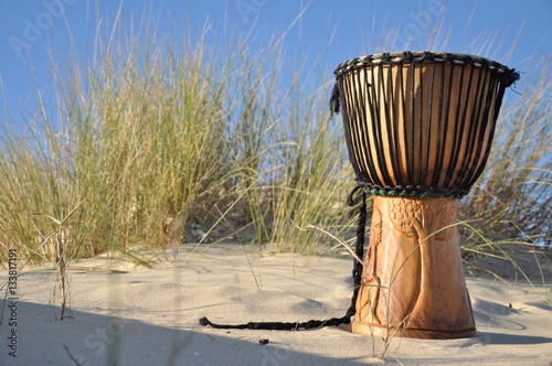 Djembe on a dune