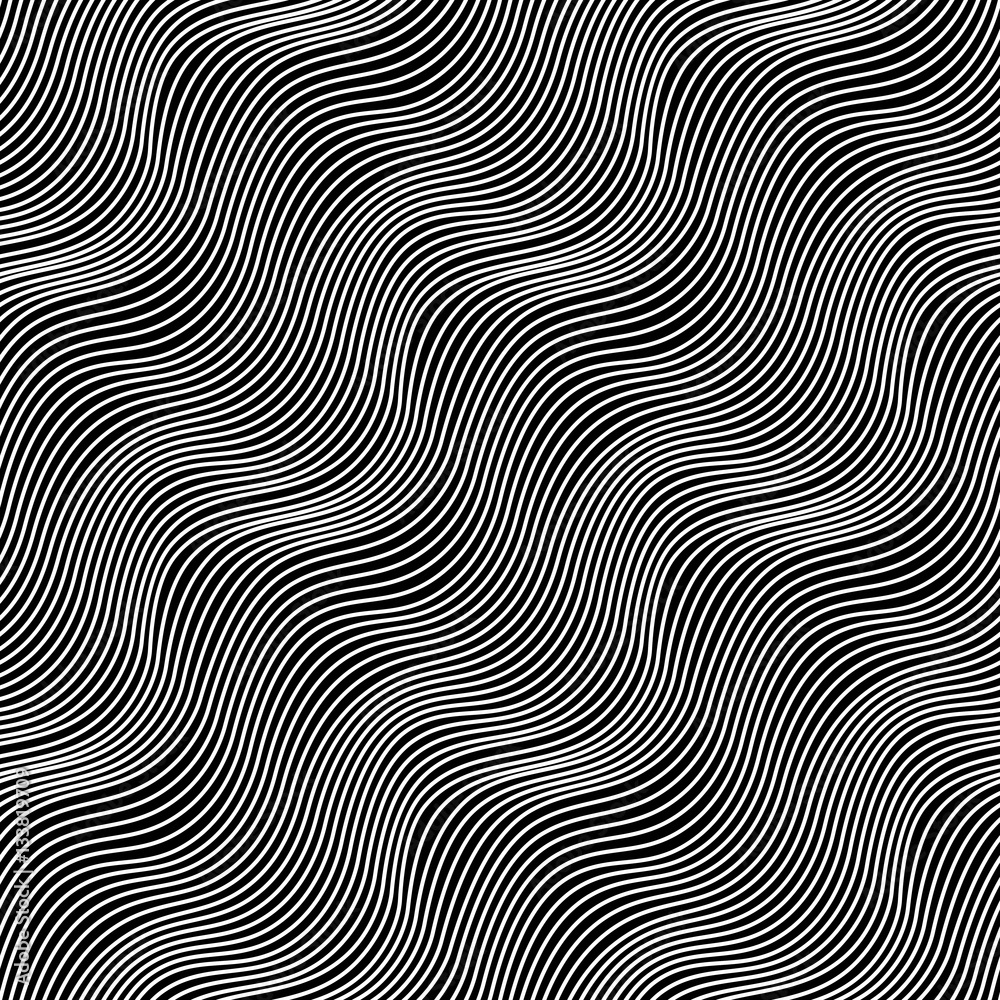 Abstract geometric black and white graphic design print weave pattern