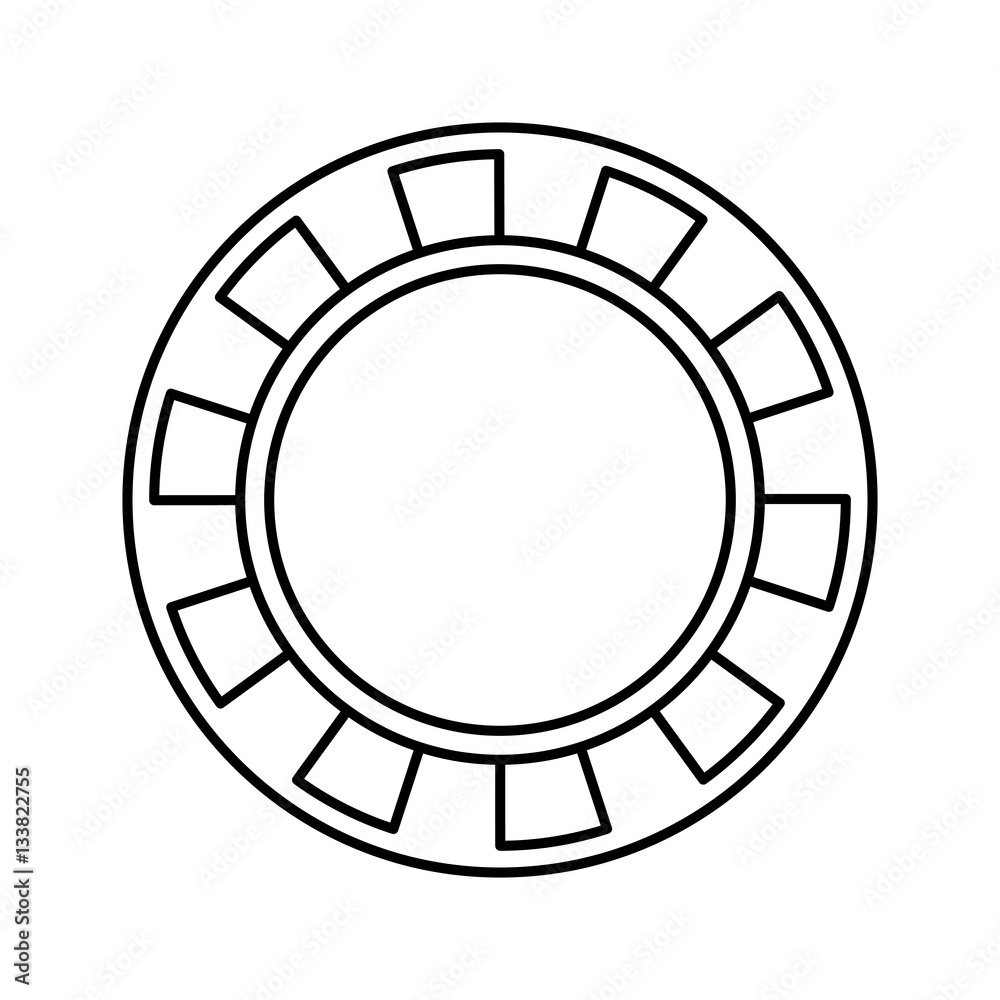 coin casino isolated icon vector illustration design coin casino isolated icon vector illustration design