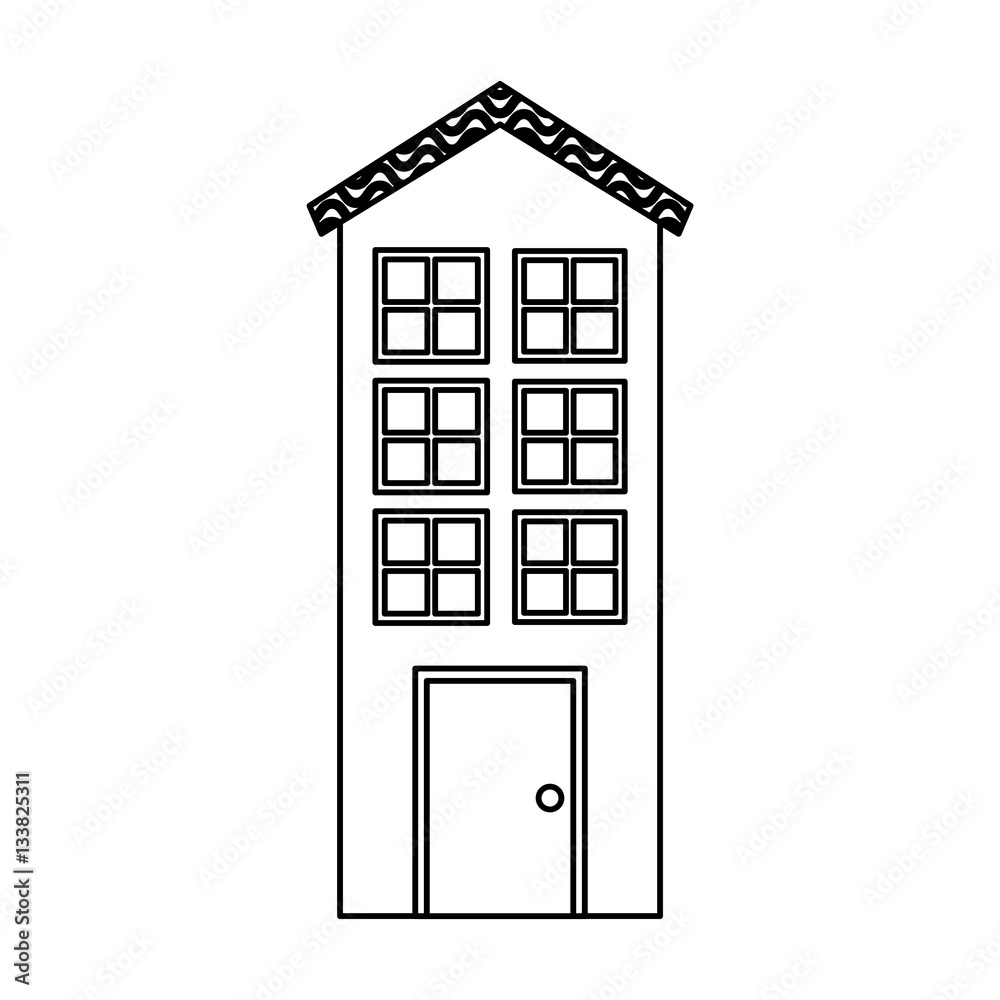 exterior building isolated icon vector illustration design exterior building isolated icon vector illustration design