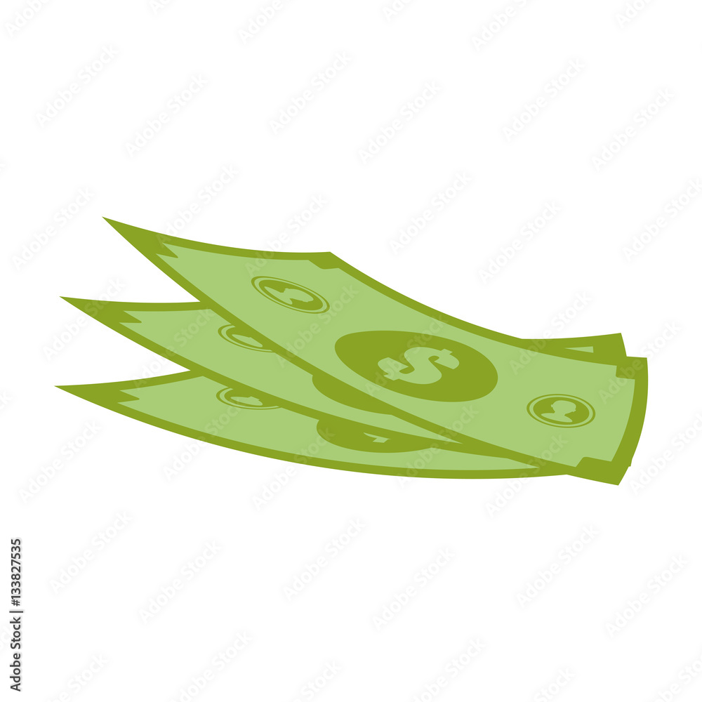 money bills icon over white background. colorful design. vector illustration money bills icon over white background. colorful design. vector illustration
