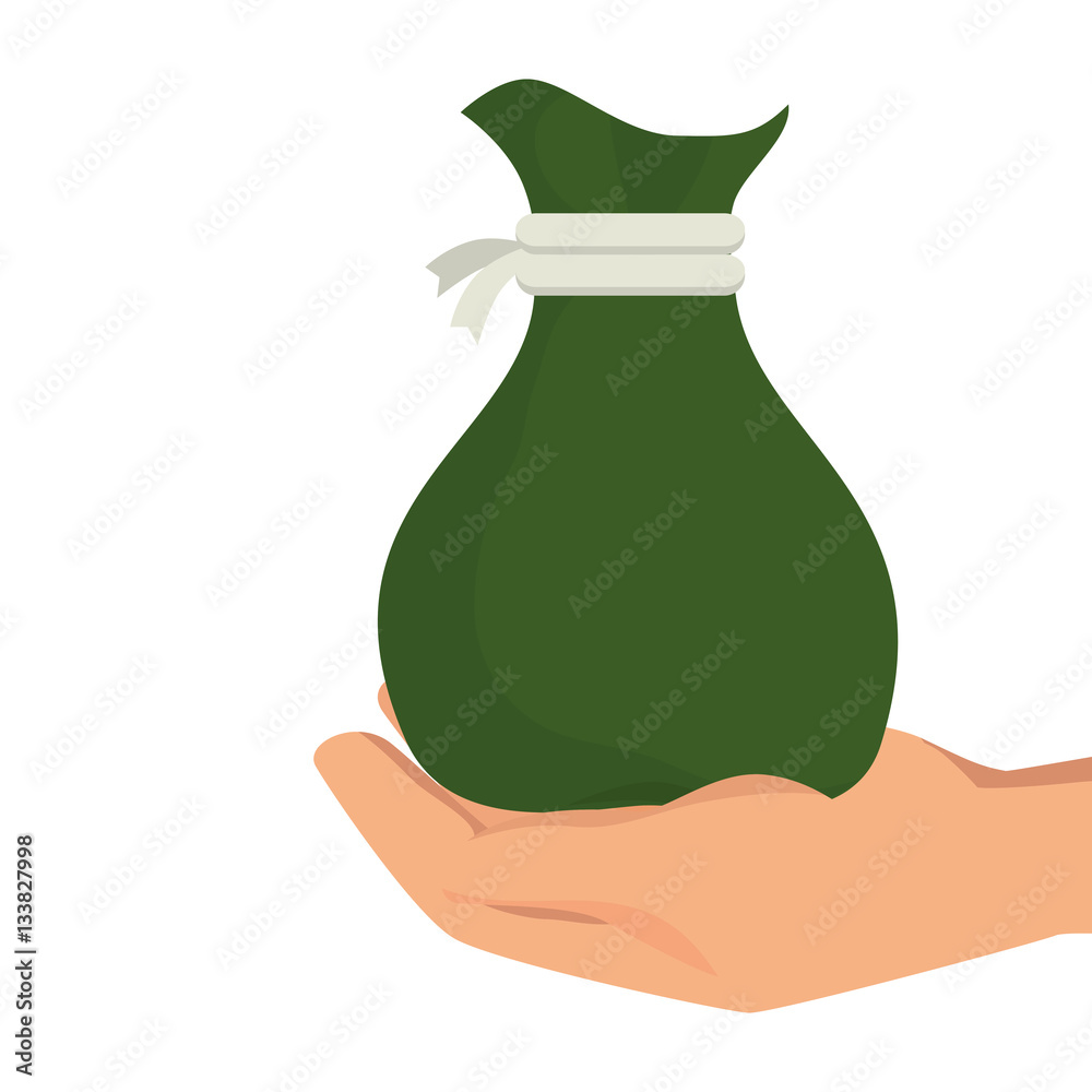 money bag isolated icon vector illustration design money bag isolated icon vector illustration design