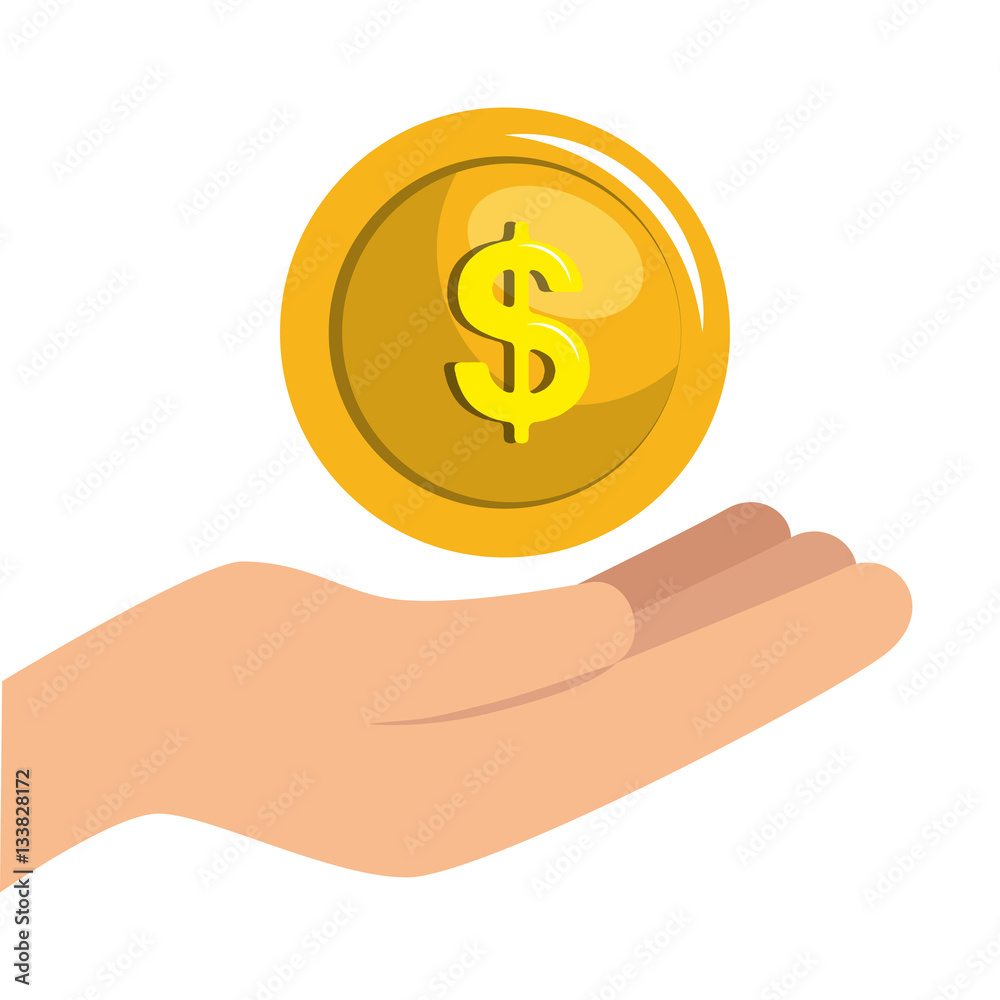coin money isolated icon vector illustration design coin money isolated icon vector illustration design