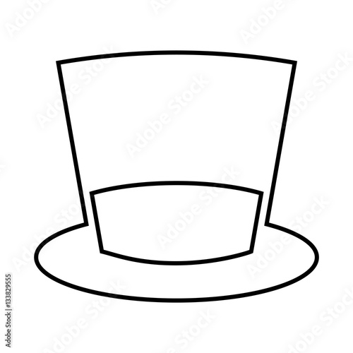 hat hipster style accesory vector illustration design