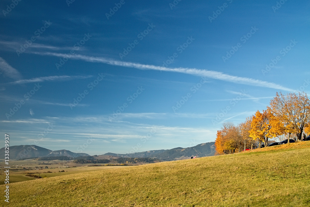 Nature in autumn near Liptovsky Mikulas. Nature in autumn near Liptovsky Mikulas.