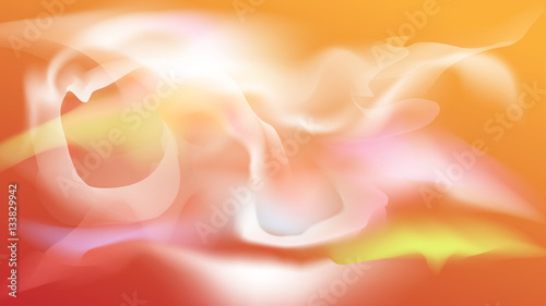 Red-orange smoke swirls