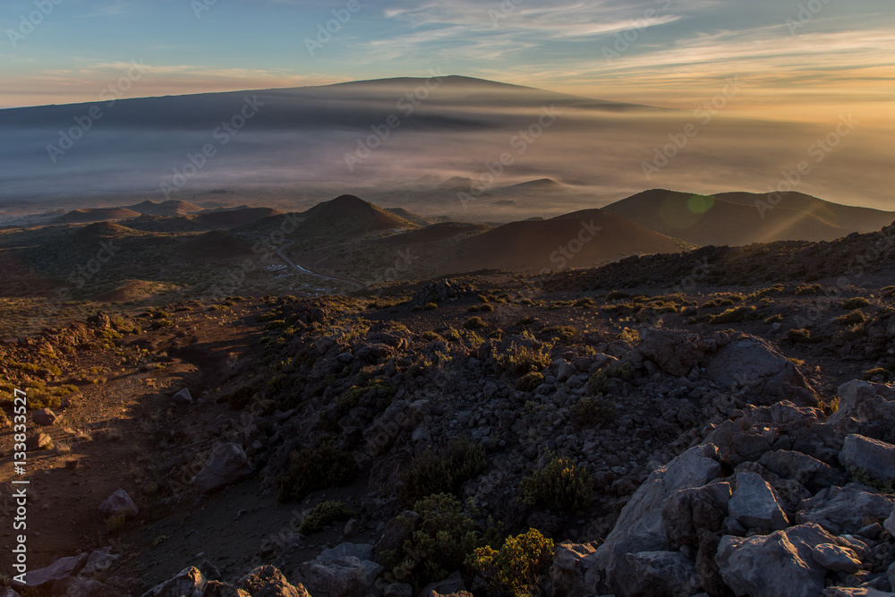 Mauna Kea, Sternwarte, Big Island, Hawaii, USA, Observatorium, Berge