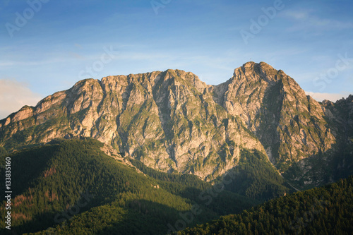 Giewont  - the popular mountain  in polish Tatra Mountains, called 
