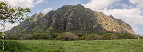 Wallpaper Mural Hawaii, Oahu, Honolulu, Jurassic Park, Kualoa Ranch, Berge, Küste, Ostküste, Panorama Torontodigital.ca
