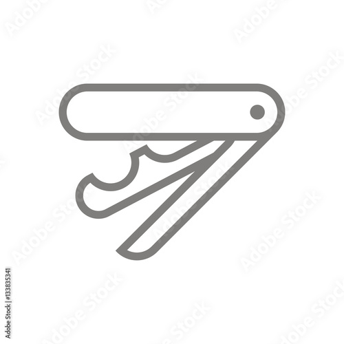 jackknife vector icon