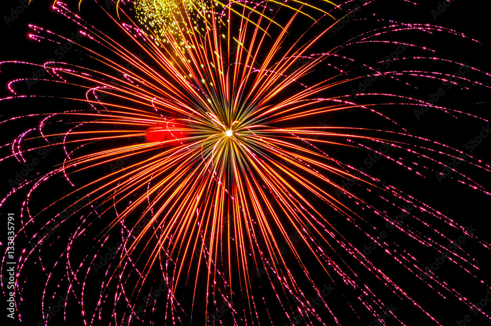 Obraz premium Red Burst