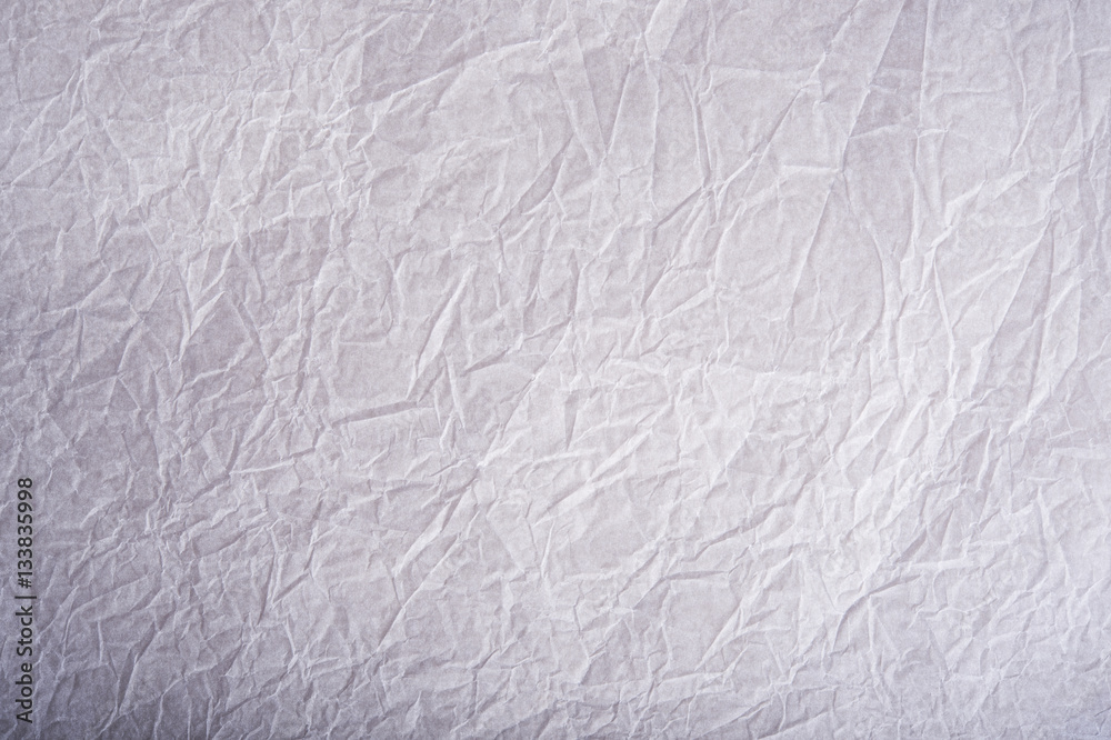 Fototapeta premium Мятая упаковочная бумага. Крафт бумага текстура