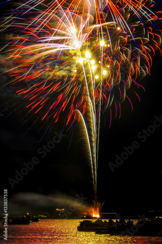 Fireworkds over the Water