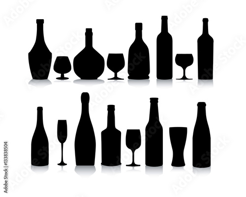 silhouette bottles