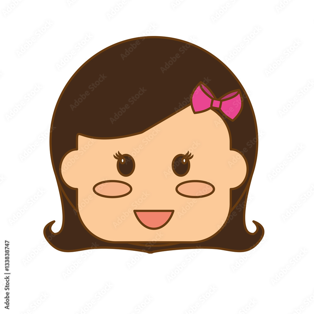 girl happy child icon image vector illustration design girl happy child icon image vector illustration design