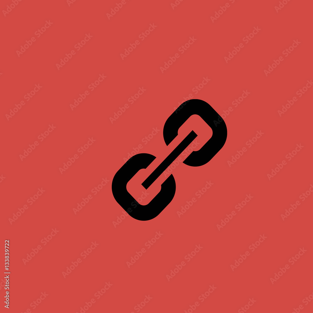 Chain Icon. flat design Chain Icon. flat design