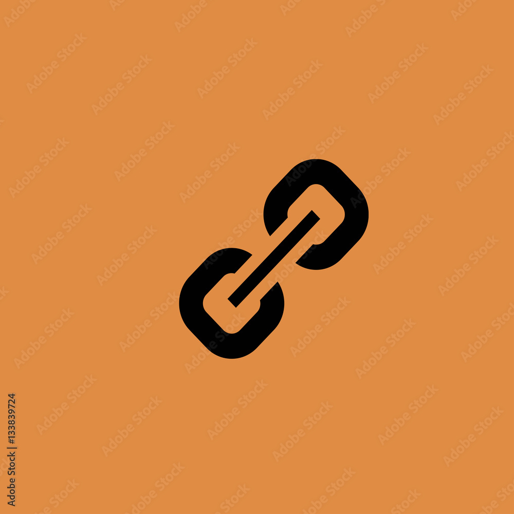 Chain Icon. flat design Chain Icon. flat design