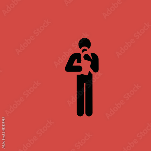 Speaker Simple Icon. flat design