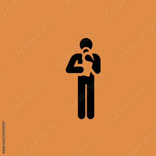 Speaker Simple Icon. flat design