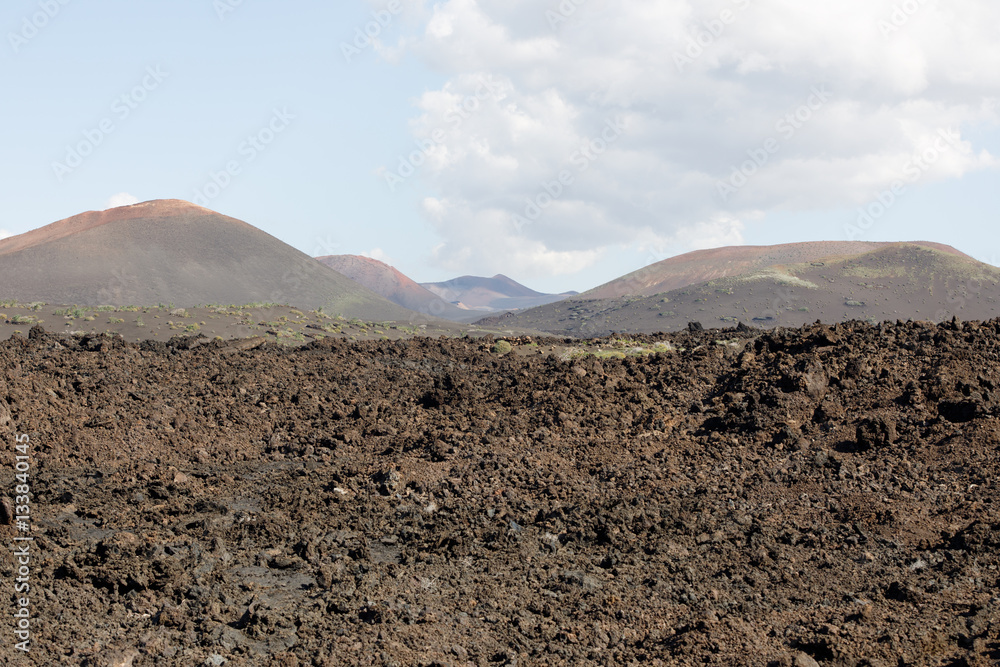 Vulkan landsakap on Lanzarote