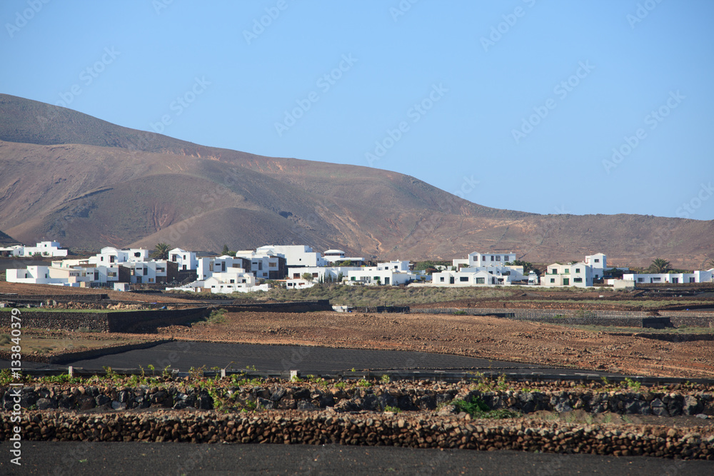 Small village on Lanzarote