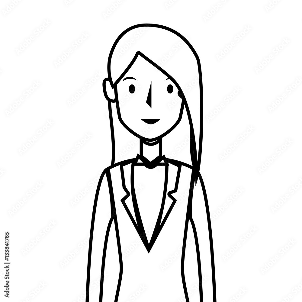 businesswoman character avatar isolated vector illustration design businesswoman character avatar isolated vector illustration design