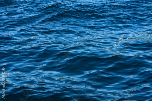 Blue tones water surface, texture background
