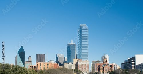 DALLAS, TEXAS - JANUARY 14, 2017: Dallas City is a modern metrop photo