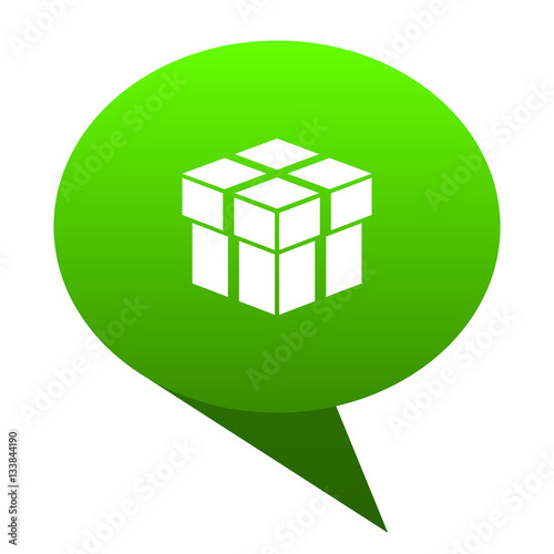 box green bubble icon