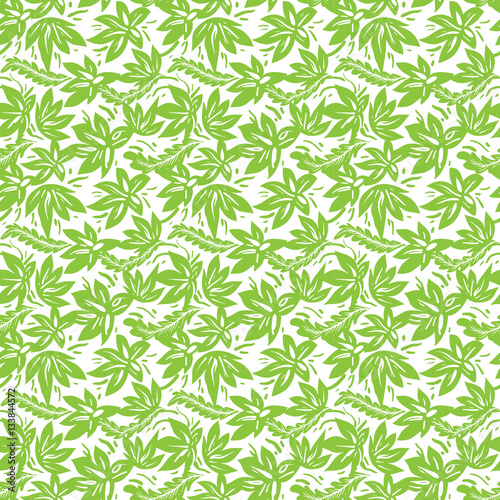 Ethnic green pattern