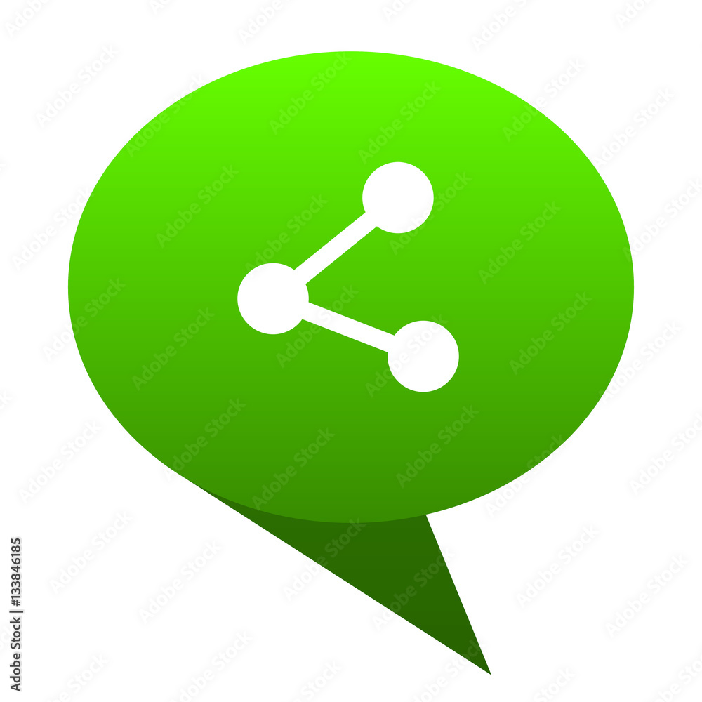 share green bubble icon share green bubble icon