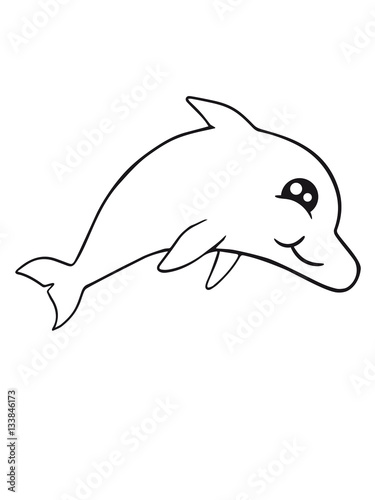 Cute cute comic cartoon baby child small delfin
