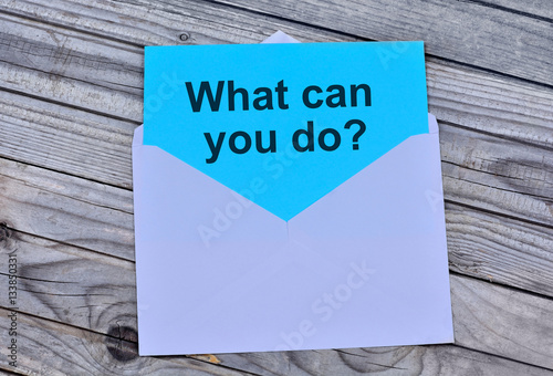 Question What can you do on paper