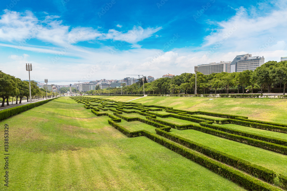 Eduardo VII park in Lisbon