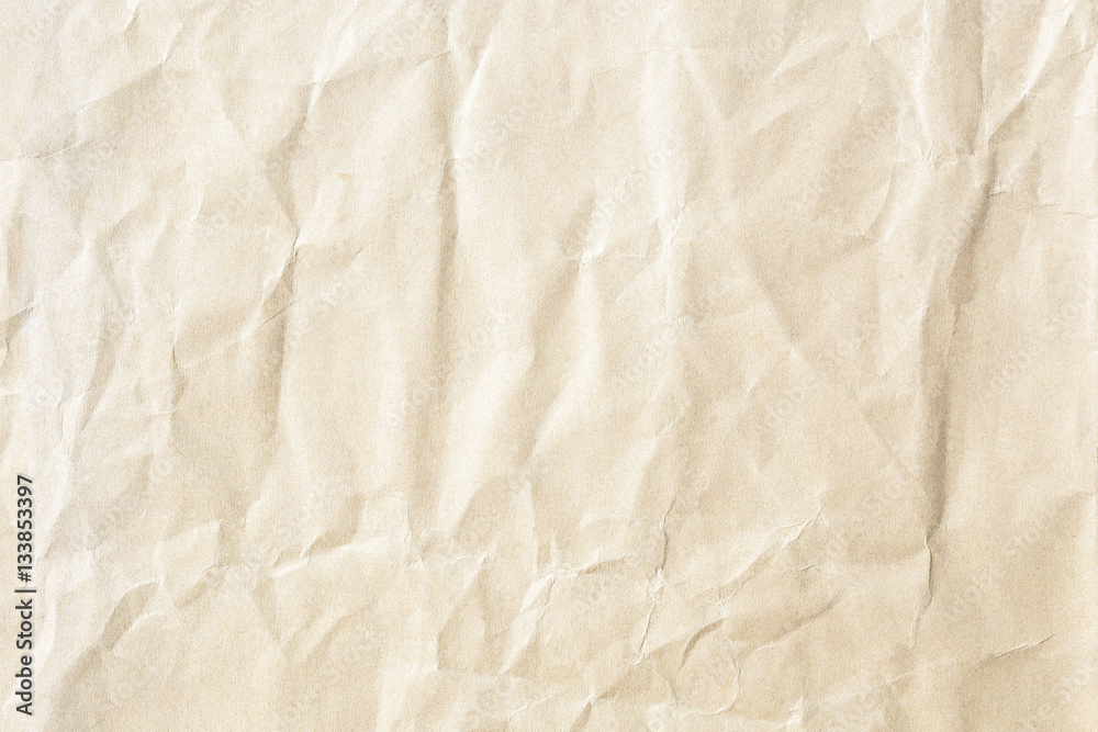 Old crumpled paper texture Old crumpled paper texture