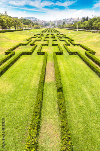 Eduardo VII park in Lisbon