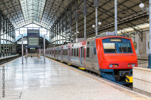 Rossio Railway Station in Lisbon